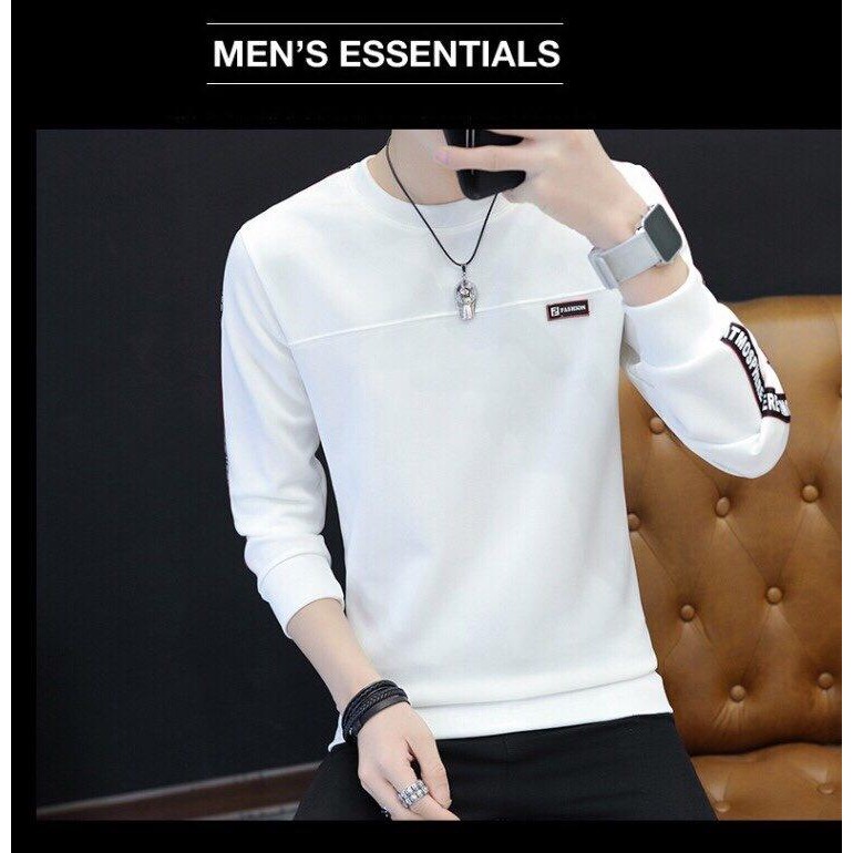 Áo thun nam tay dài phong cách hàn quốc | BigBuy360 - bigbuy360.vn