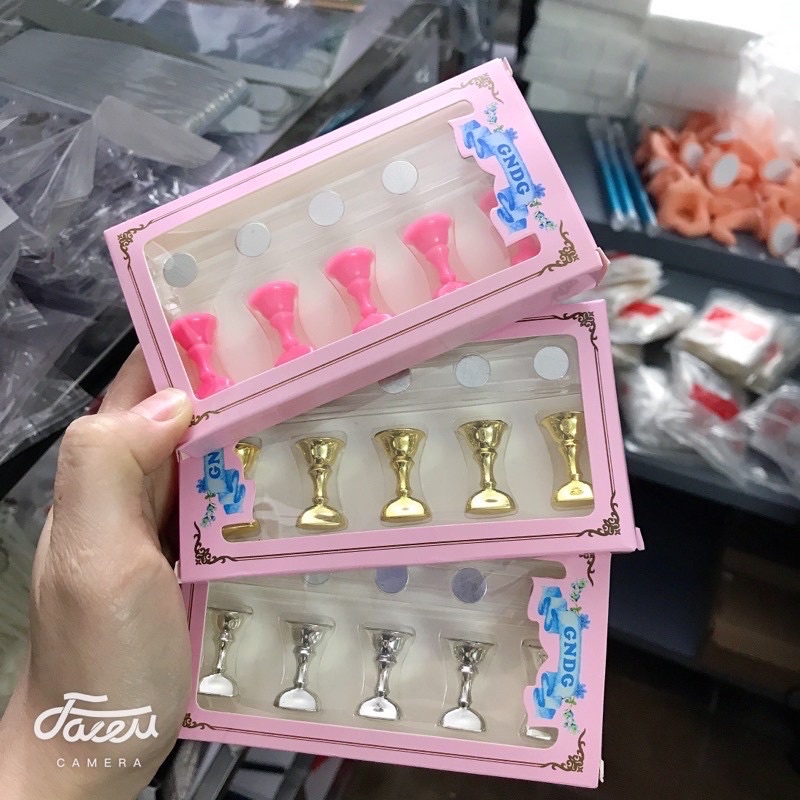 Đế gắn móng mẫu nail, đế gắn móng học vẽ, làm nail box
