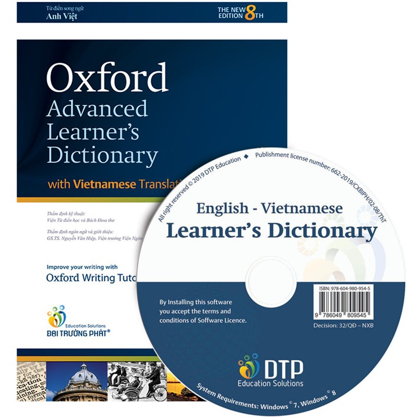 Từ điển: Oxford Advanced Learner's Dictionary 8th Edition (With Vietnamese Translation + CD - ROM  Hardback - Bìa cứng)