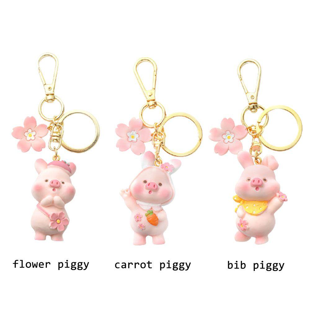 Móc Chìa Khóa Hình Heo Con Xinh Xắn Dễ Thương