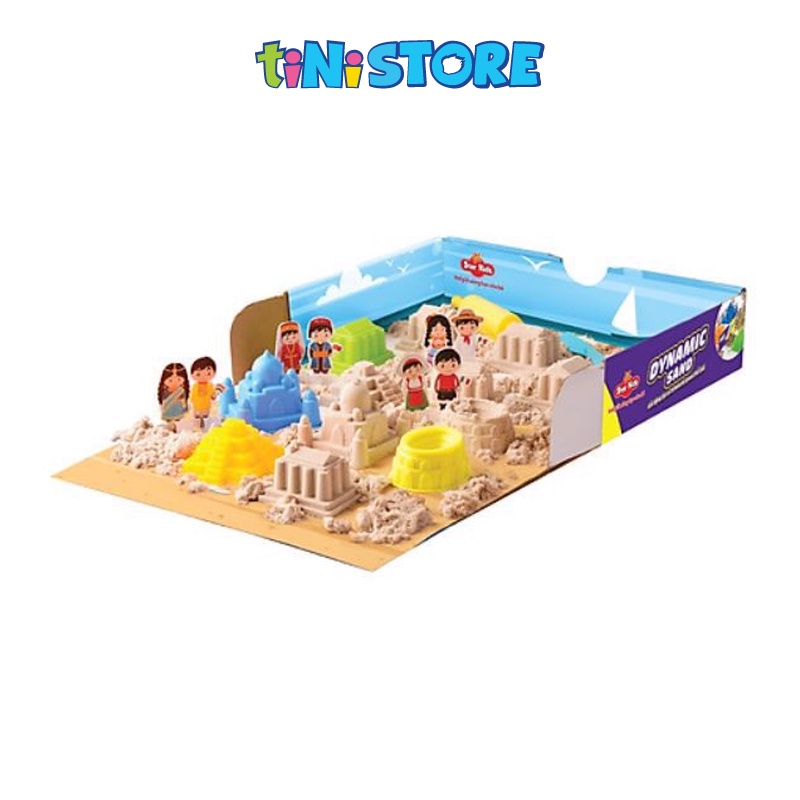 Đồ chơi trẻ em tiNiToy Cát động lực và tô màu Kỳ Quan Thế Giới Star Kids K-331