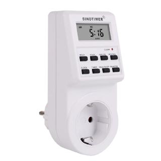 C SINOTIMER Plug Digital Weekly Programmable Plug-in Power Socket Timer Switch