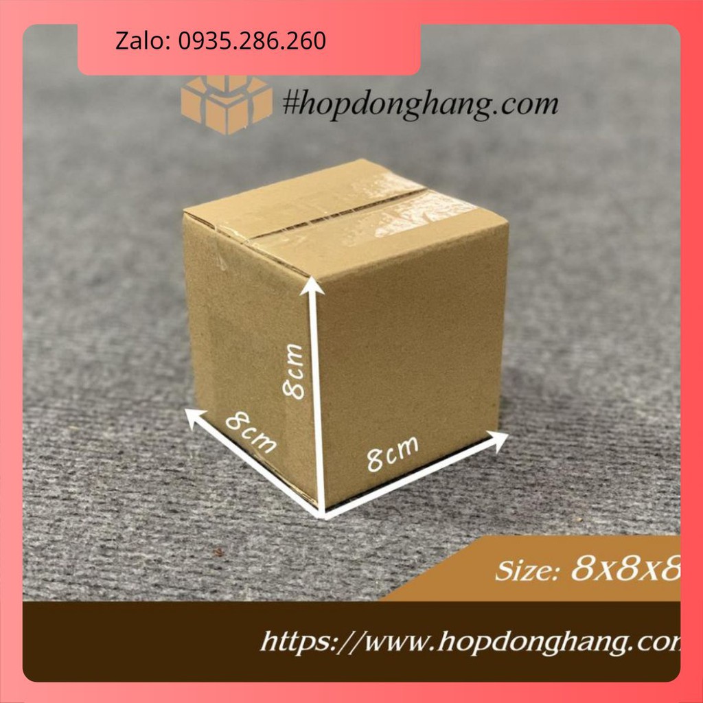 [Giá 1k] 8x8x8 Combo 50 Hộp Carton Đóng Hàng