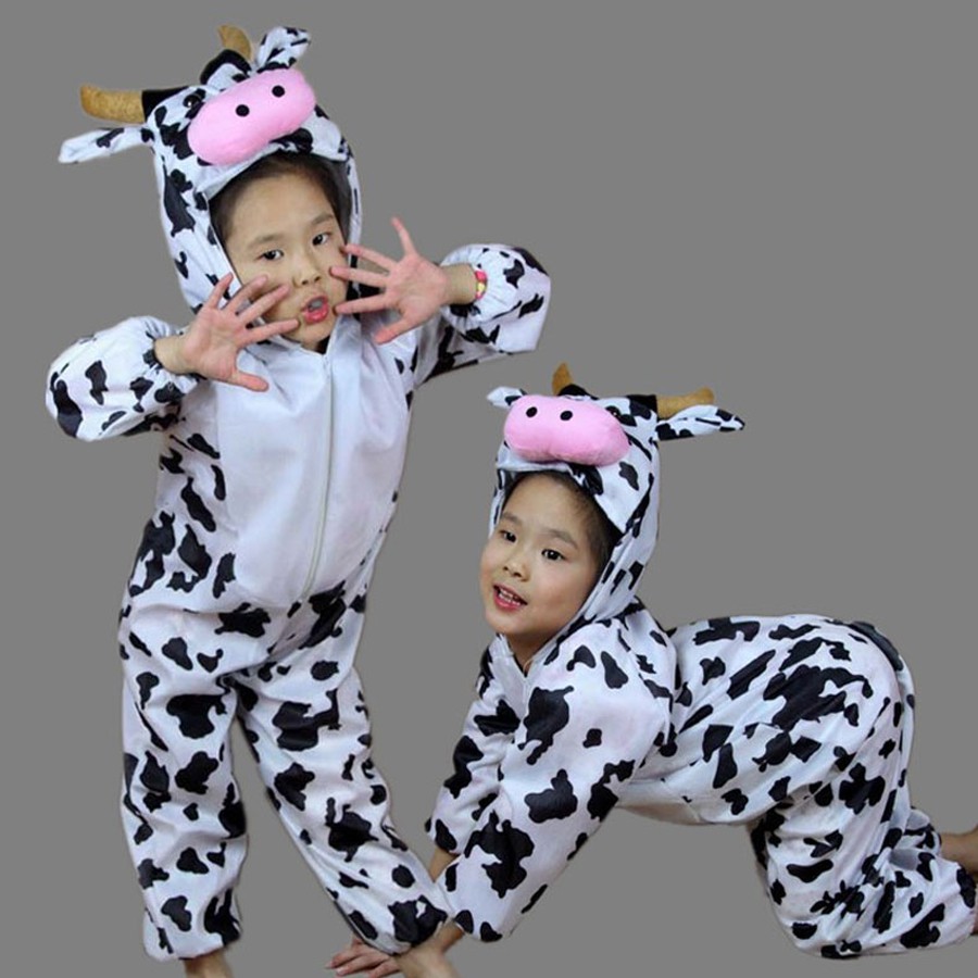 Áo hóa trang con bò trẻ em