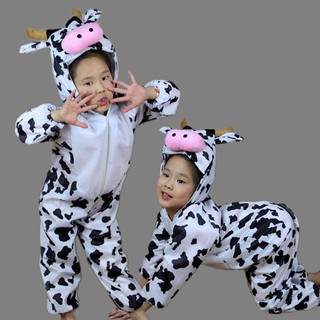 Áo hóa trang con bò trẻ em