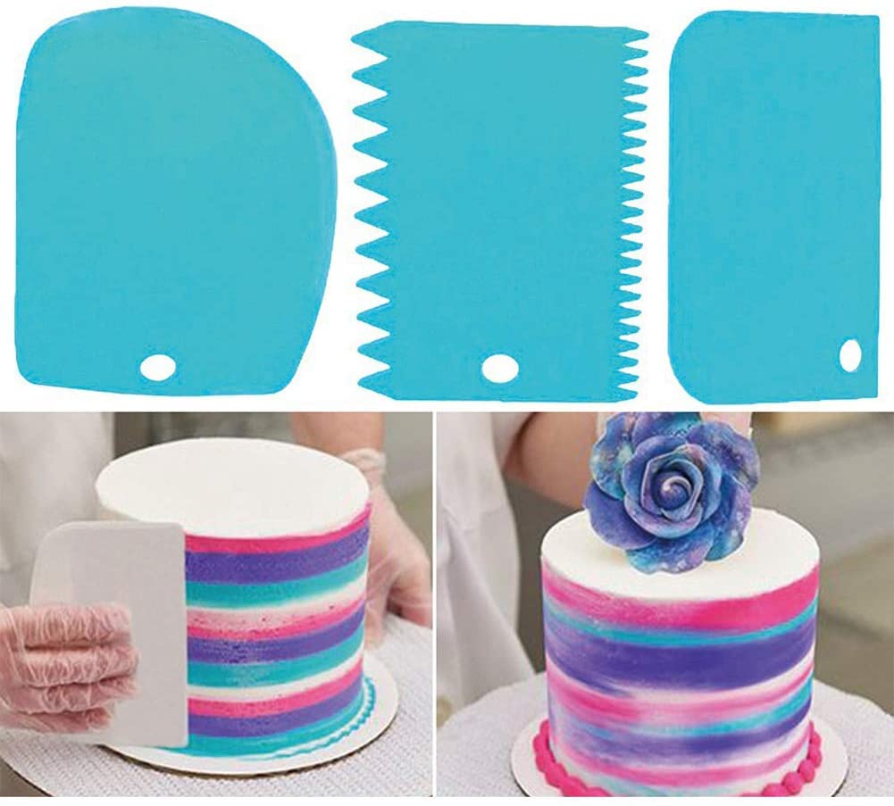 Bộ 3 Dụng Cụ Chà Láng ANAEAT Dùng Để Trang Trí Bánh Kem