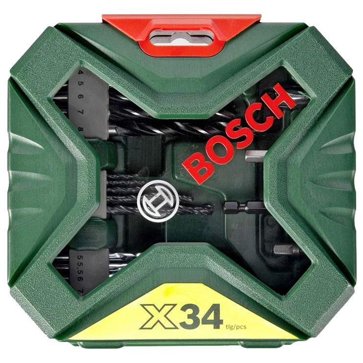 Bộ mũi khoan và vặn vít Bosch X-Line 34 chi tiết