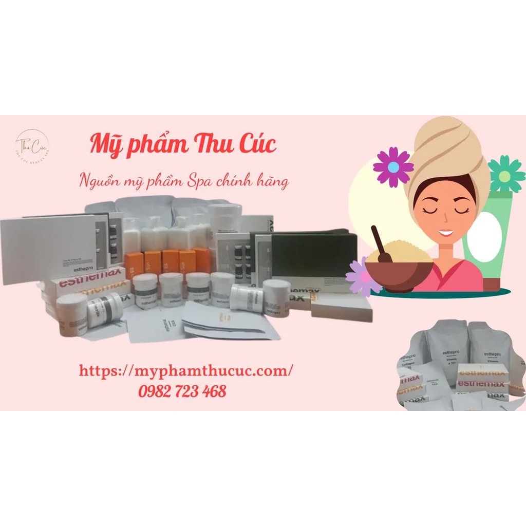 Bộ Chăm Sóc Da Cơ Bản Cho Spa, Dòng Mỹ Phẩm Esthemax Chăm Sóc Da Chuẩn Ngành Spa, Chính Hãng Hàn Quốc, Tách Lẻ, Đủ Bộ