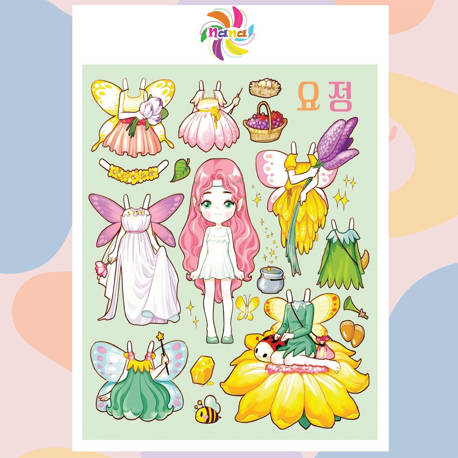 Búp Bê Giấy Chibi Thay Đồ Thủ Công Các Nàng Công Chúa Cổ Tích Disney Cho Bé  Combo 7 Hình Siêu Đáng Yêu 002 | Shopee Việt Nam