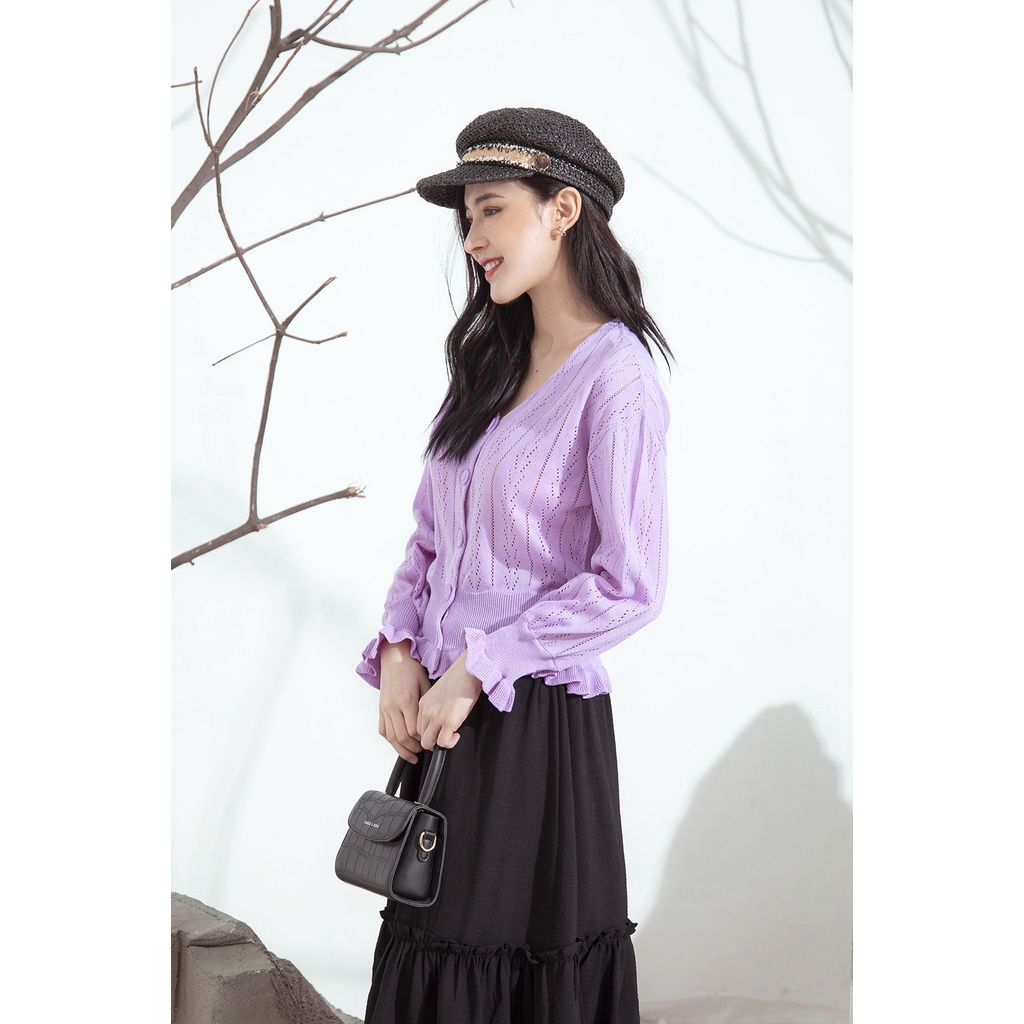 Áo cadigan gấu bèo GUMAC AA11303