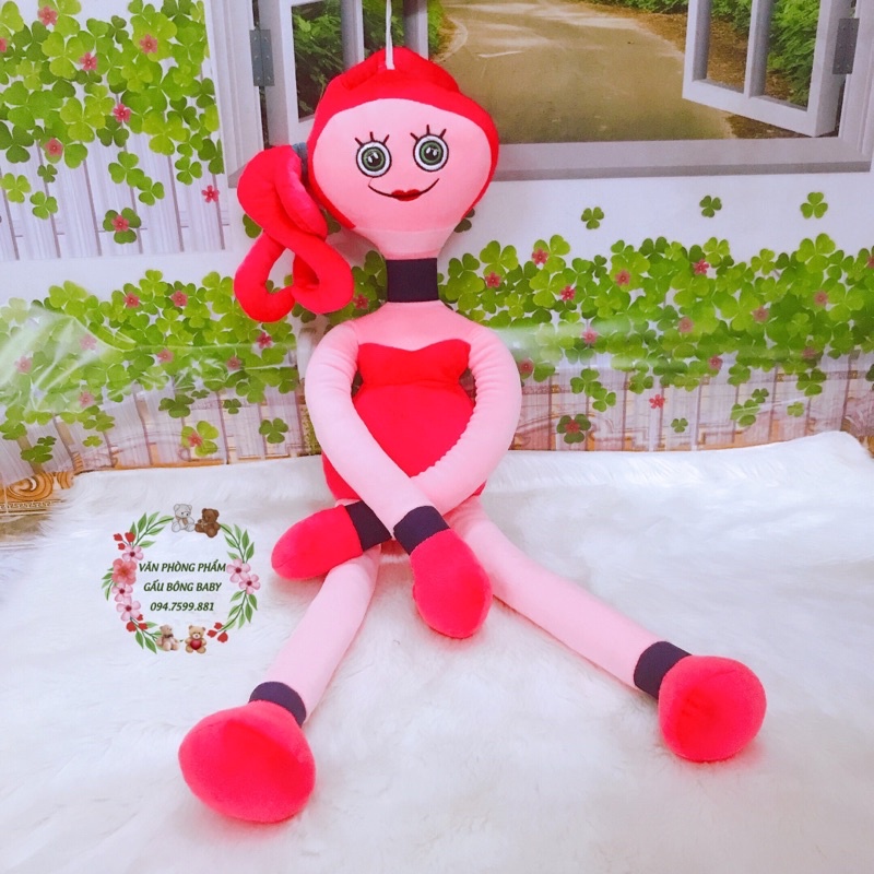 Búp bê Mommy long legs 75cm, poppy playtime, gấu bông Huggy Wuggy xịn mịn cho bé - Thú nhồi bông Mommy long leg