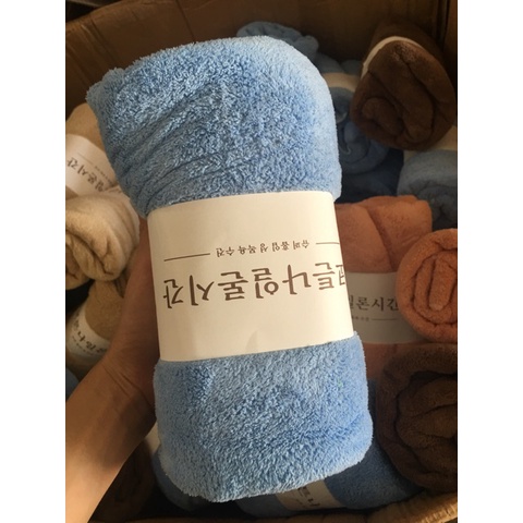 Khăn Bông Tắm Lông Cừu  Xuất Hàn Size lớn 1.4m x 70cm cao cấp _ TSDL 139