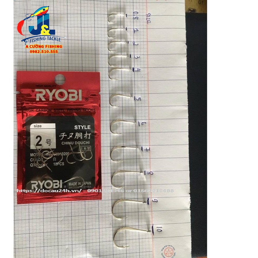 Lưỡi câu nhật RYOBI