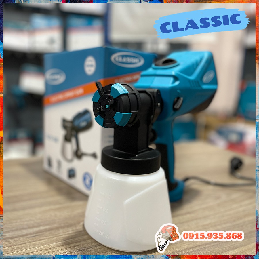 Máy Phun Sơn  Điện ,Classic  CLA27-800 ,Công suất 600w, Dung Tích 1000ml, bảo Tín OffiCial Store