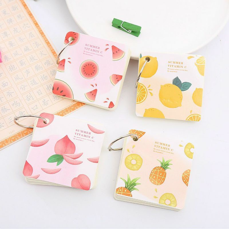 Sổ còng có móc học từ vựng,sổ học từ vựng