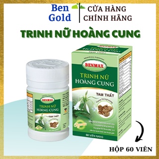 Viên uống trinh nữ hoàng cung cao xạ đen tam thất BENMAX hỗ trợ u xơ tử cung tiền liệt tuyến hộp 60 viên