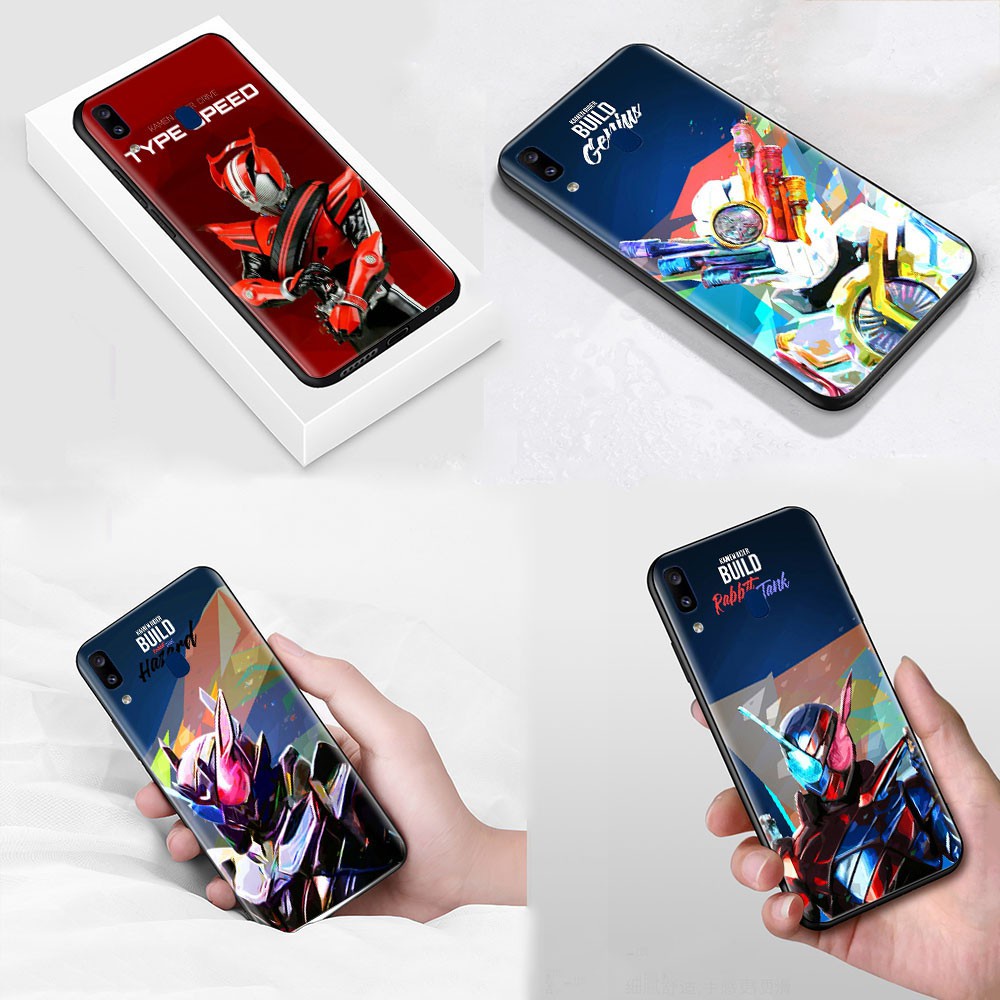 Ốp Điện Thoại Silicon Mềm Hình Kamen Rider S-88 Cho Samsung Galaxy M20 M21 M30 M31 A02 A02S A72 A32 A52