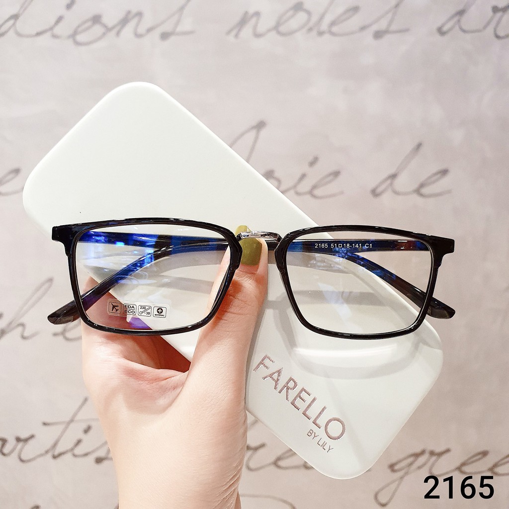 Gọng kính cận nữ Lilyeyewear nhựa dẻo, mắt vuông 2165 | BigBuy360 - bigbuy360.vn