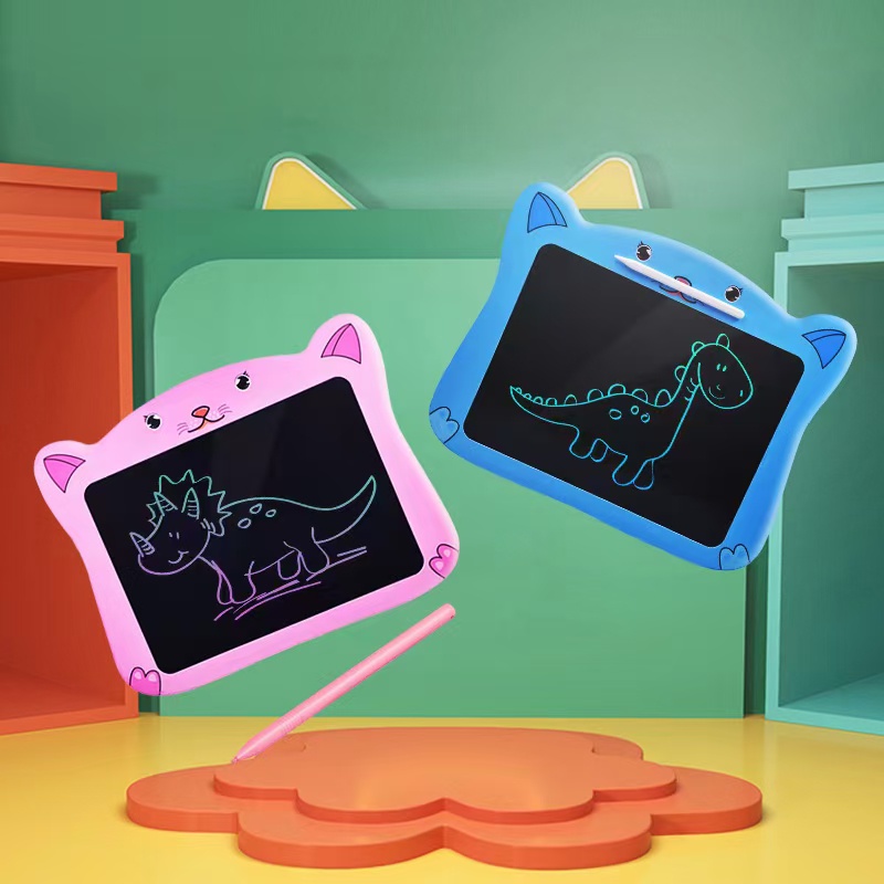 Bảng Viết Tự Xoá-Bảng Vẽ Điện Tử LCD-Bảng Điện Tử Thông Minh Cho Bé Hình Con Mèo 16 inch