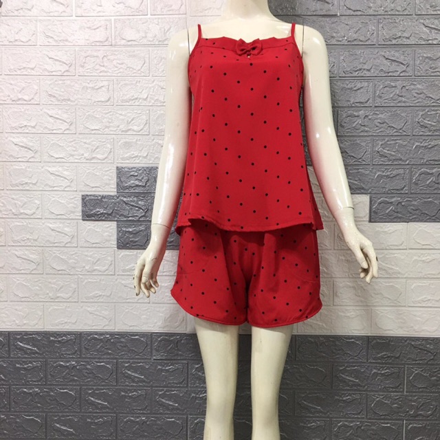 Đồ bộ lụa co giãn nhẹ ko nhăn( combo )