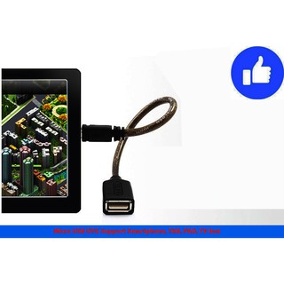 Cáp OTG micro USB 15Cm Unitrk Y-C439