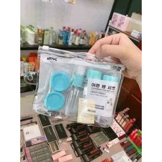 Bộ chiết mỹ phẩm 5 món mini Hàn Quốc