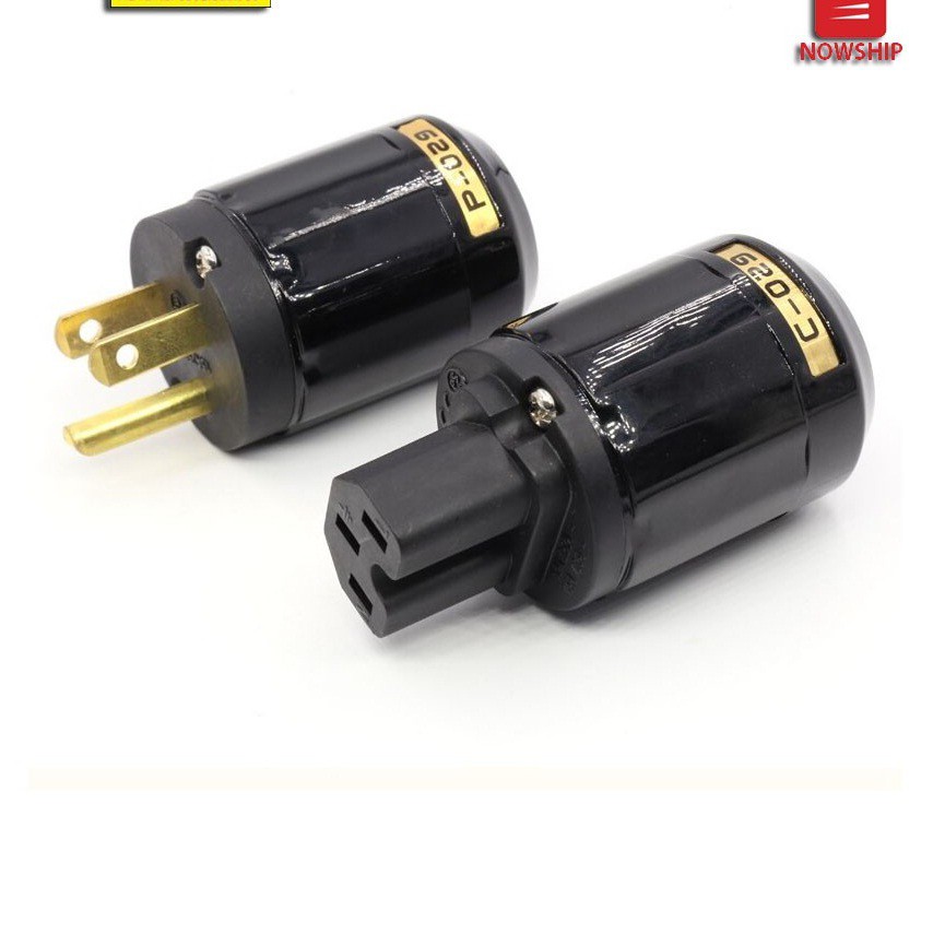 Jack nguồn (P029-C029) - Bộ Đầu Jack Nguồn Âm Thanh: Dùng Cho Amplifer JAPAN