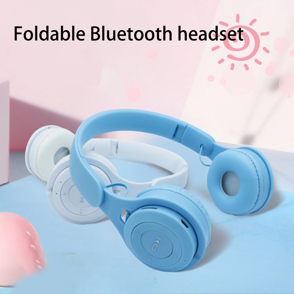 PO-Nối Bluetooth Không Dây Âm Thanh HiFi Có Thể Gập Lại,Tai Nghe Chụp Tai Y08 Kết