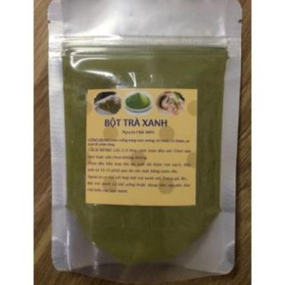 100gr Bột trà xanh thái nguyên nguyên chất 100% handmade