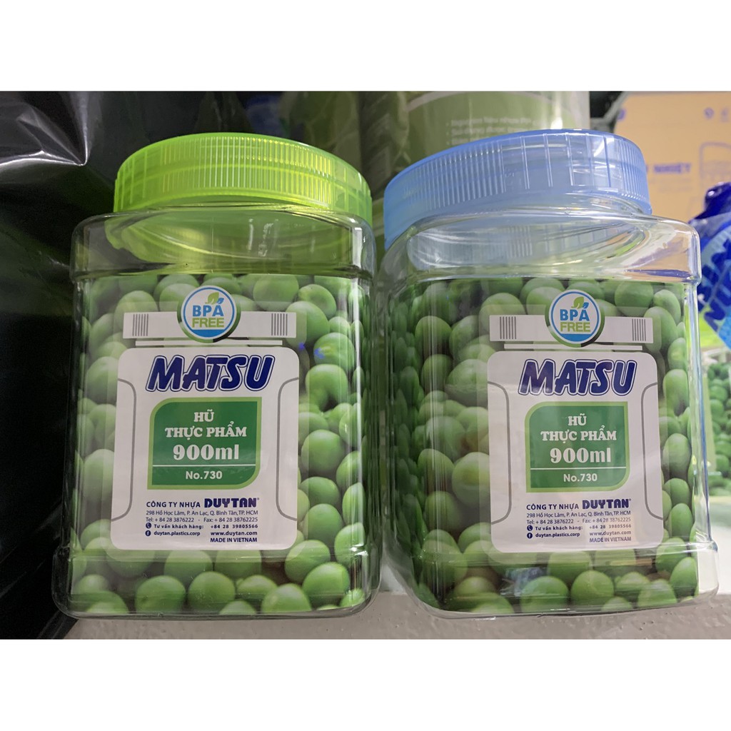 Hũ Thực Phẩm Duy Tân Matsu 900ml Mã 730
