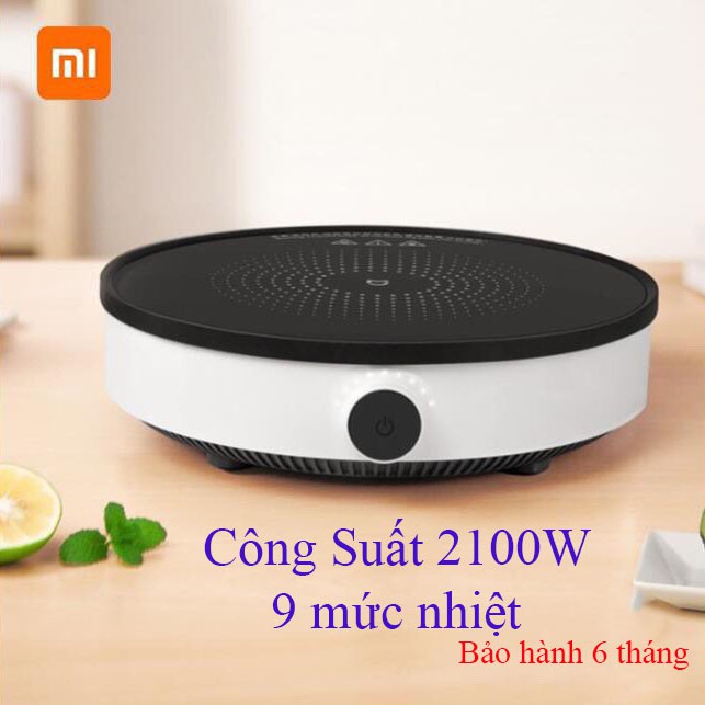 Bếp Từ Đơn Xiaomi Mijia Bếp Điện Từ Dạng Tròn Mặt Kính Công Suất 2100W