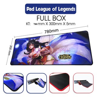 MIẾNG LÓT CHUỘT PAD GAMING 780x300x5mm CHUYÊN GAME LOL(LMHT) FULL BOX - JLVQ-109-MLPG