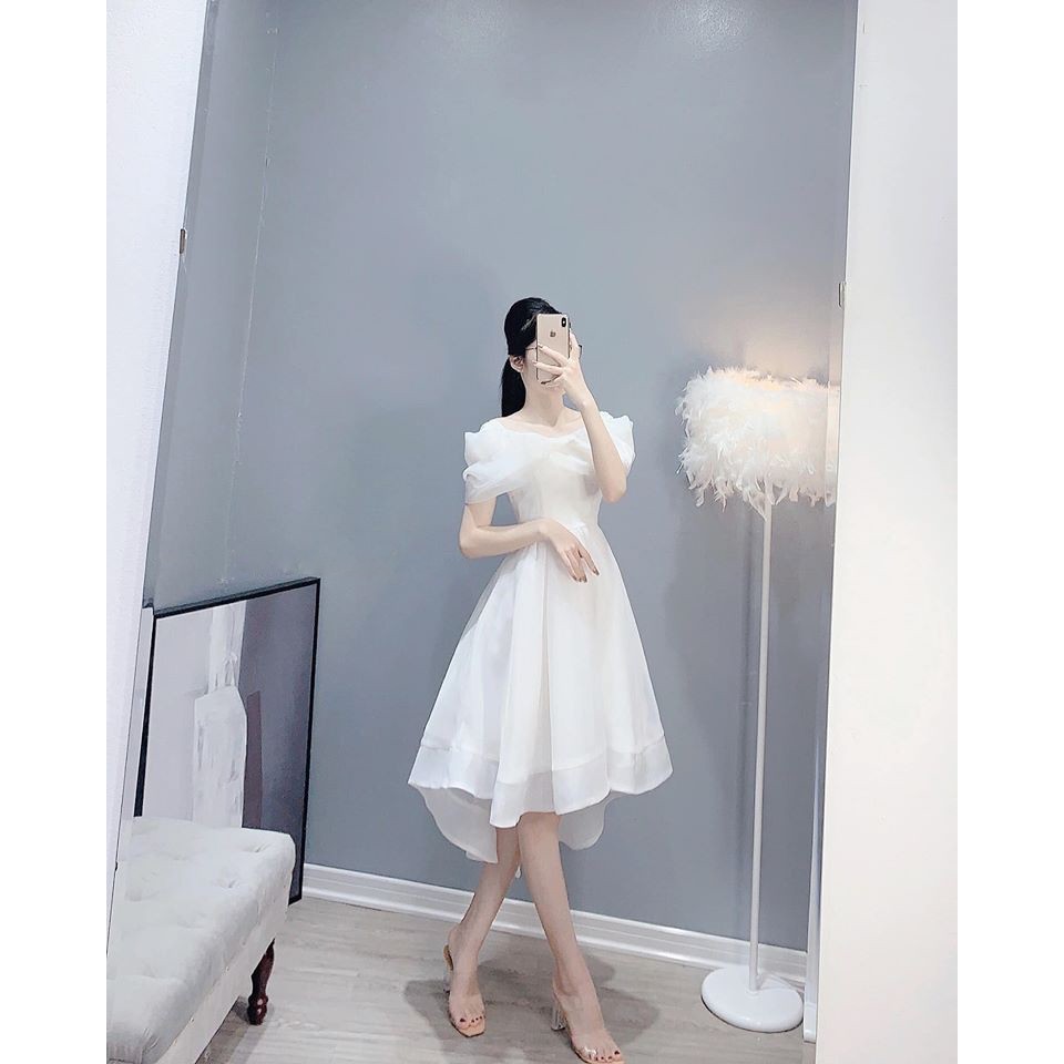 Váy prom trễ vai đuôi tôm | BigBuy360 - bigbuy360.vn