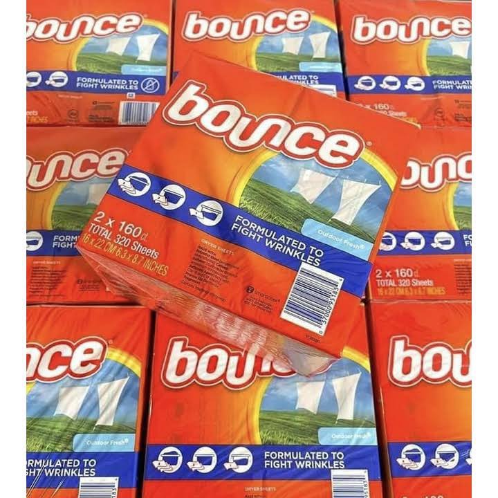 Giấy Thơm Quần Áo Bounce Của Mỹ 160 Tờ