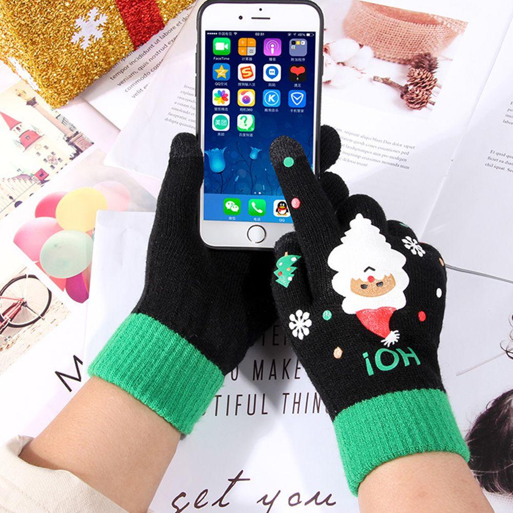 Găng Tay Thể Thao Dệt Kim WMES15H Có Thể Chạm Màn Hình Cảm Ứng Thời Trang Thu Đông Hàn Quốc Cho Nam