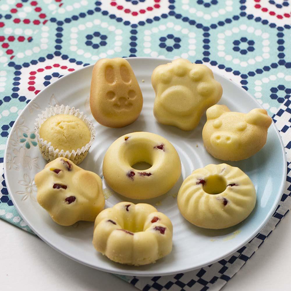 AUGUSTINA Khuôn Làm Bánh Donut Bằng Thép Carbon Chống Dính An Toàn