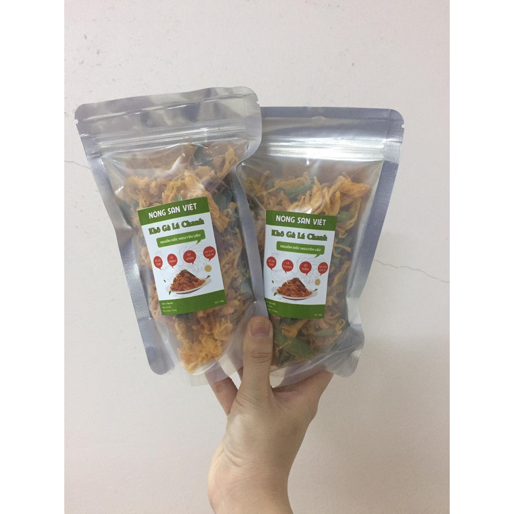  Combo 10 gói khô gà lá chanh 100gr tiện dụng | BigBuy360 - bigbuy360.vn