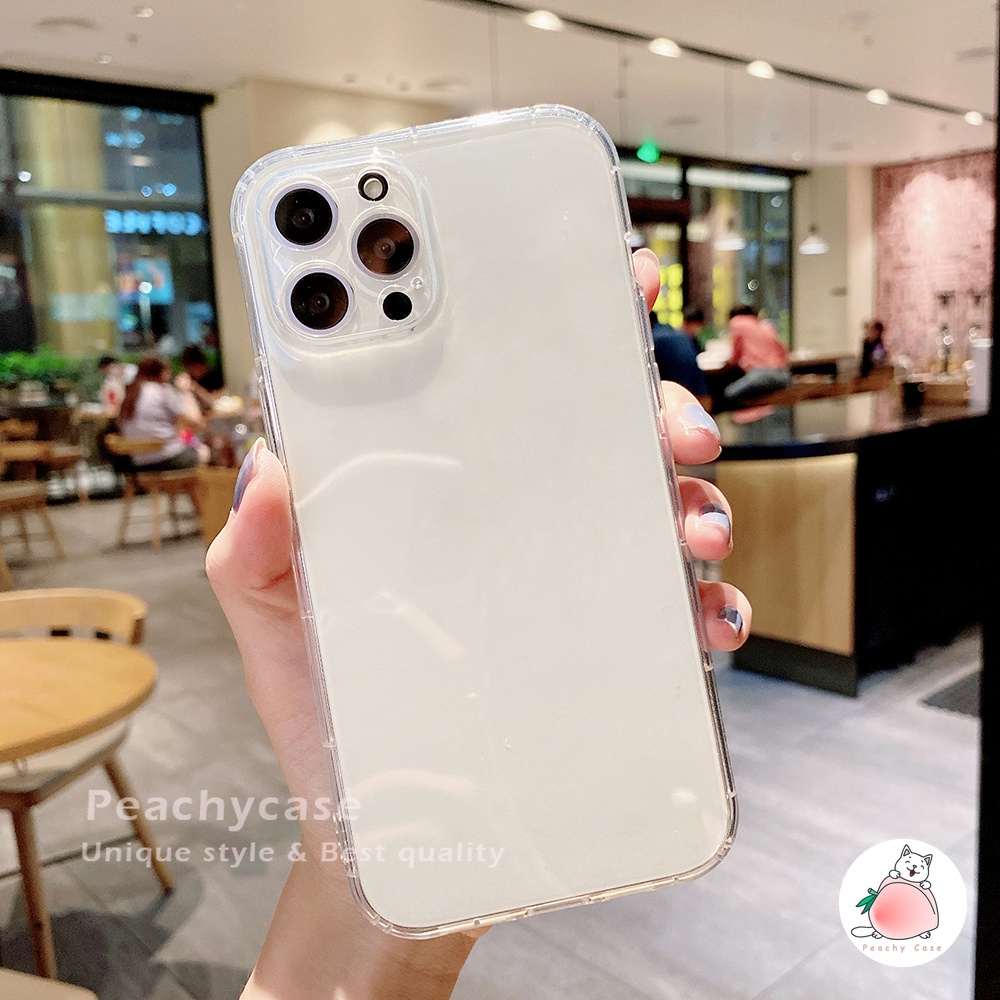Ốp điện thoại TPU mềm trong suốt siêu mỏng cho iPhone 12 11 Pro Max X XS Max XR 8 7 Plus Se 2020