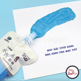 [DIMY ART] Màu nước Gouache MARIE's dạng bịch cao cấp