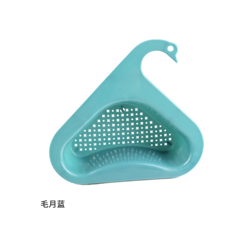 Khay Lọc Rác Gắn Bồn Rửa Bát Có Móc Treo Hình Thiên Nga, Rổ Nhựa Để Đồ Gắn Bồn Rửa
