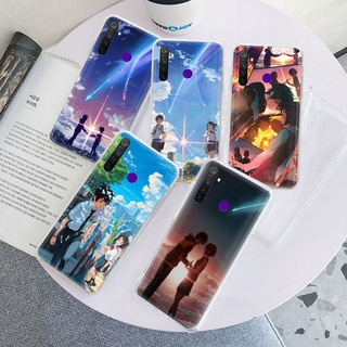 Ốp Điện Thoại Trong Suốt Hình Anime Your Name Cho Realme X7 C1 C2 C3 C11 C12 C15 C17 7 7i Narzo 20 Pro Tr137