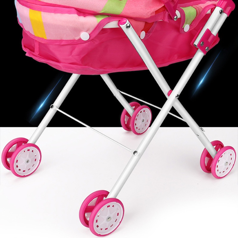 Xe Đẩy Em Bé Dễ Thương Dùng Trang Trí Nhà Búp Bê