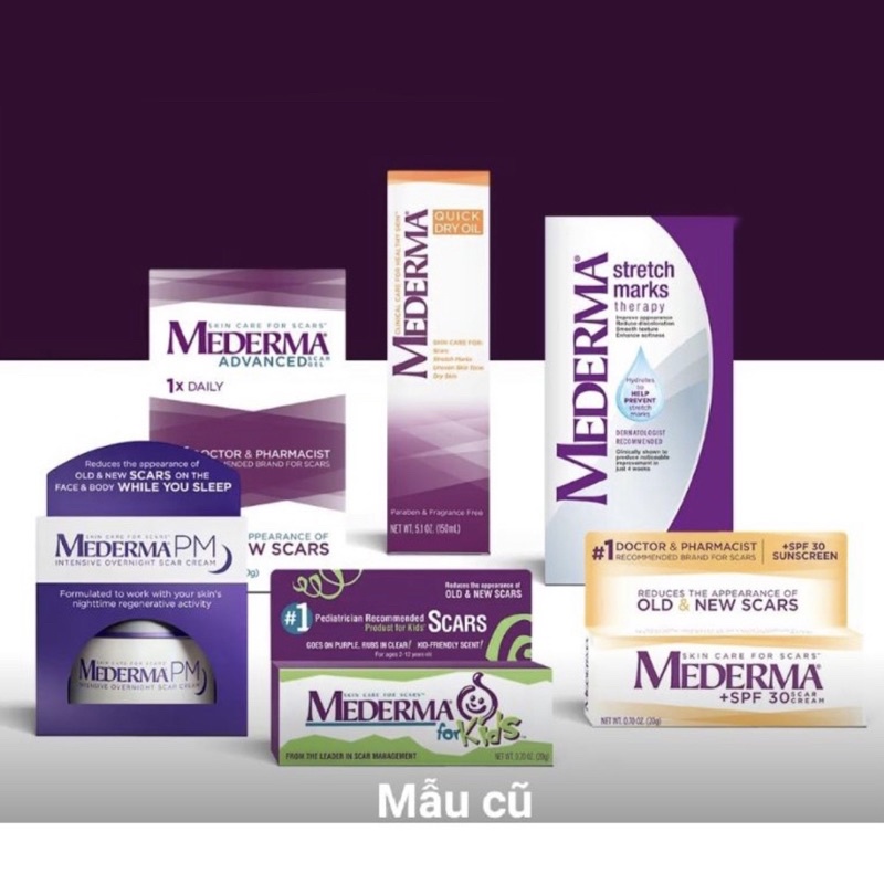 Kem mờ sẹo hiệu quả cao Mederma Advanced Scar Gel 20g mẫu mới