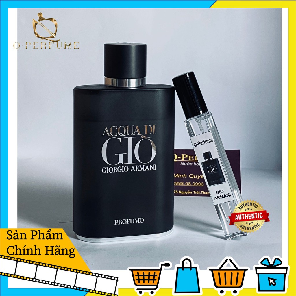 [CHÍNH HÃNG] Nước hoa nam Giorgio Armani Acqua Di Gio Giò Profumo EDP (Giò Đen)