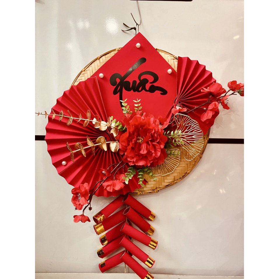 Mẹt tre trang tríTết  đường kính 30cm
