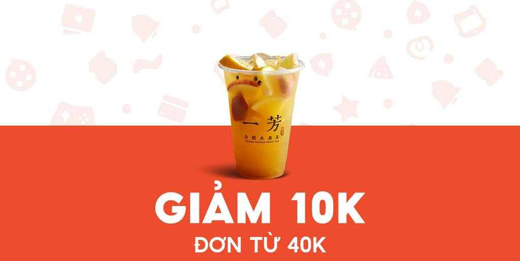 - YIFANG TEA - Giảm 10K cho Trà Trái Cây