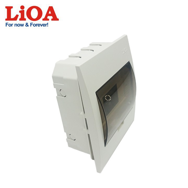 [CHÍNH HÃNG LIOA] Tủ điện LiOA đế nhựa dùng cho MCB, MCCB, RCBO chứa 4 đến 8 aptomat (SE4FC4/8LA)