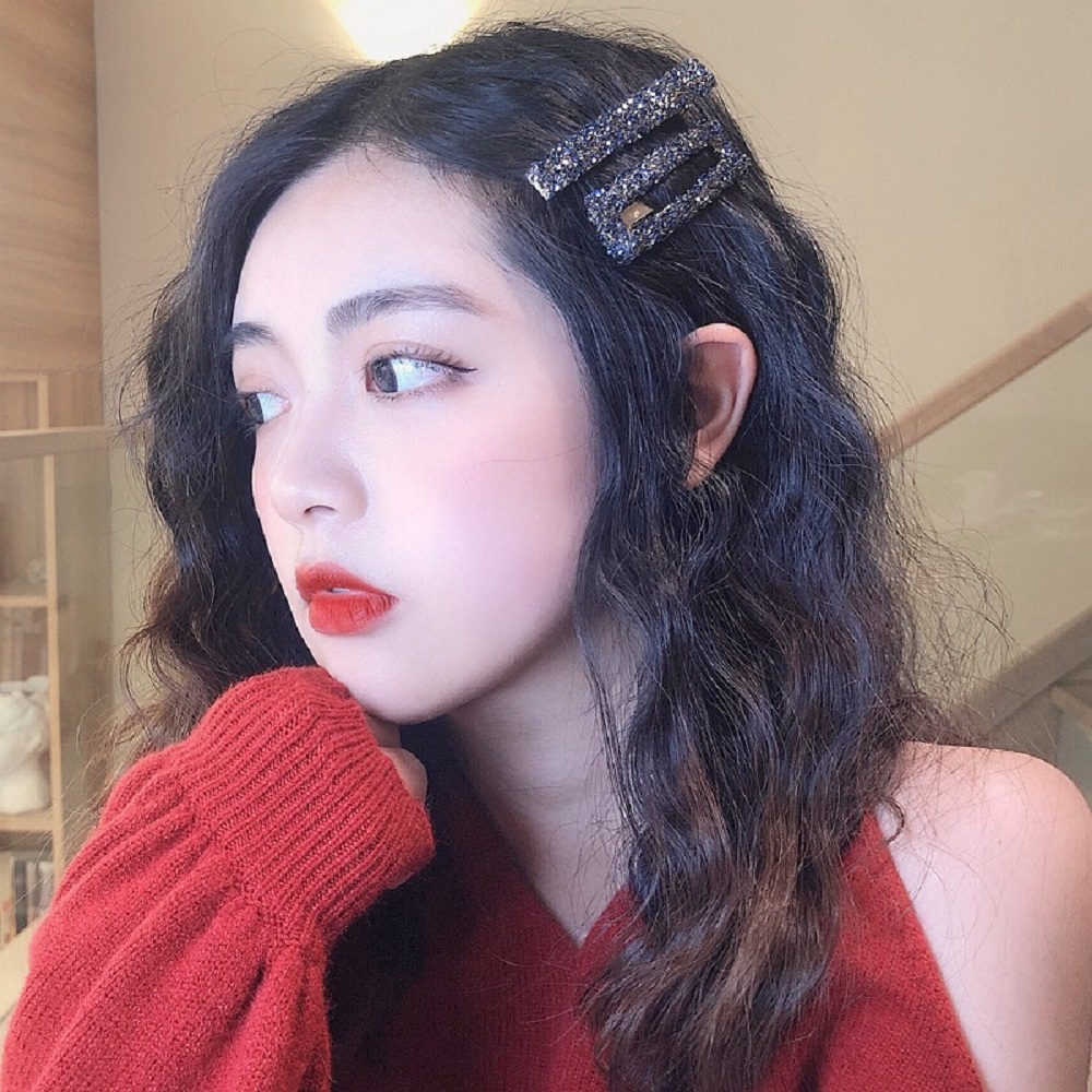 Kẹp Tóc Đính Đá Hình Đại Dương Cho Nữ