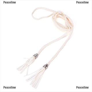 Thắt Lưng Nữ Da Pu Phối Tua Rua Phong Cách Boho