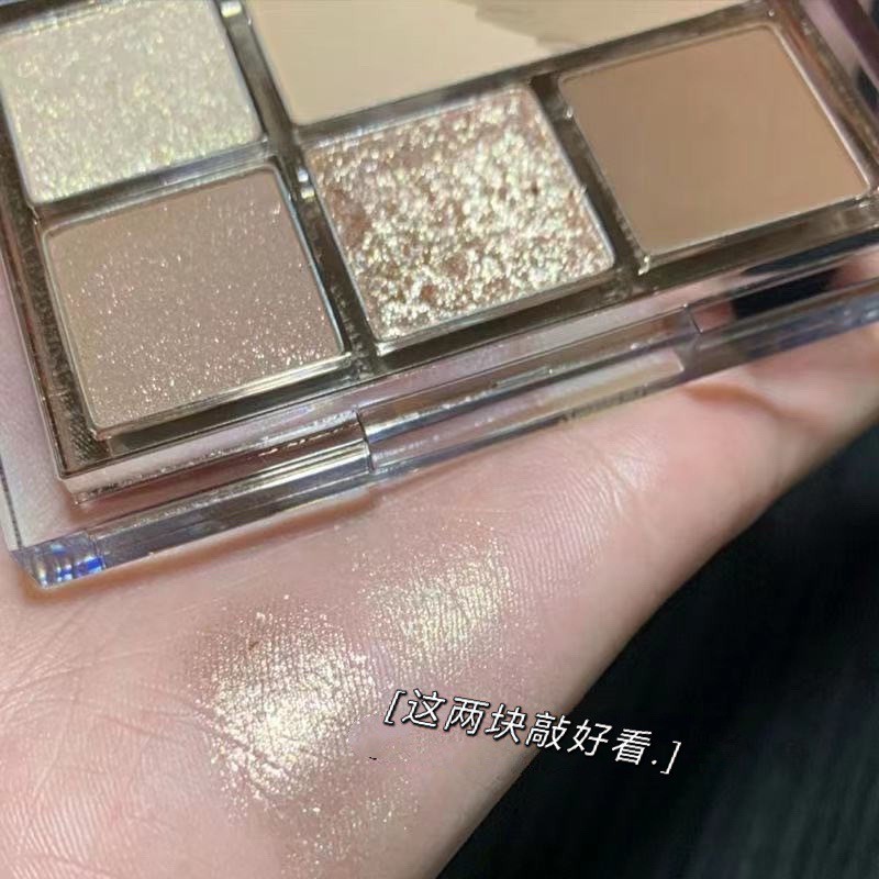 Bảng Mắt 6 Ô MEALEA Tông Màu Nâu Cam Vàng Nhũ Siêu HOTTREND | BigBuy360 - bigbuy360.vn